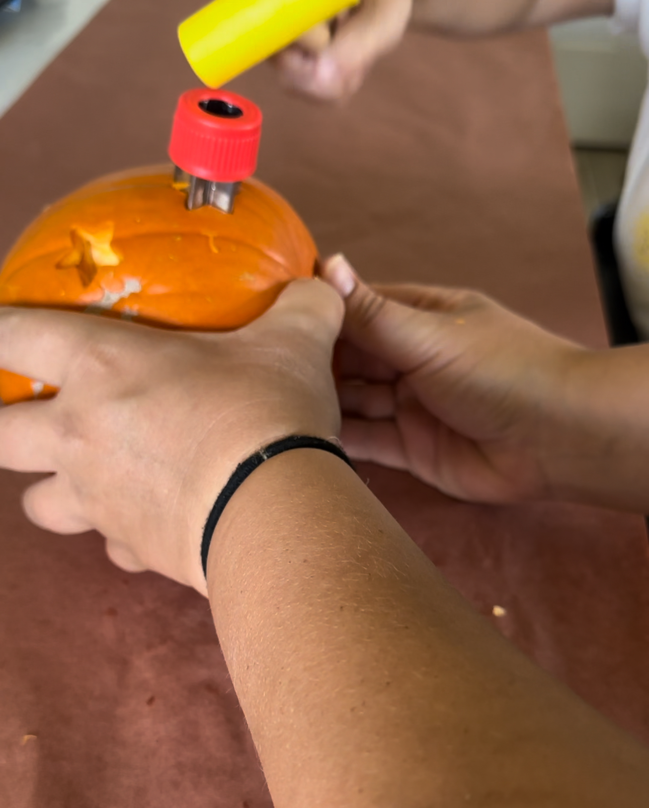 Easy Pumpkin "Carving" With Toddlers - Ciara Deanne