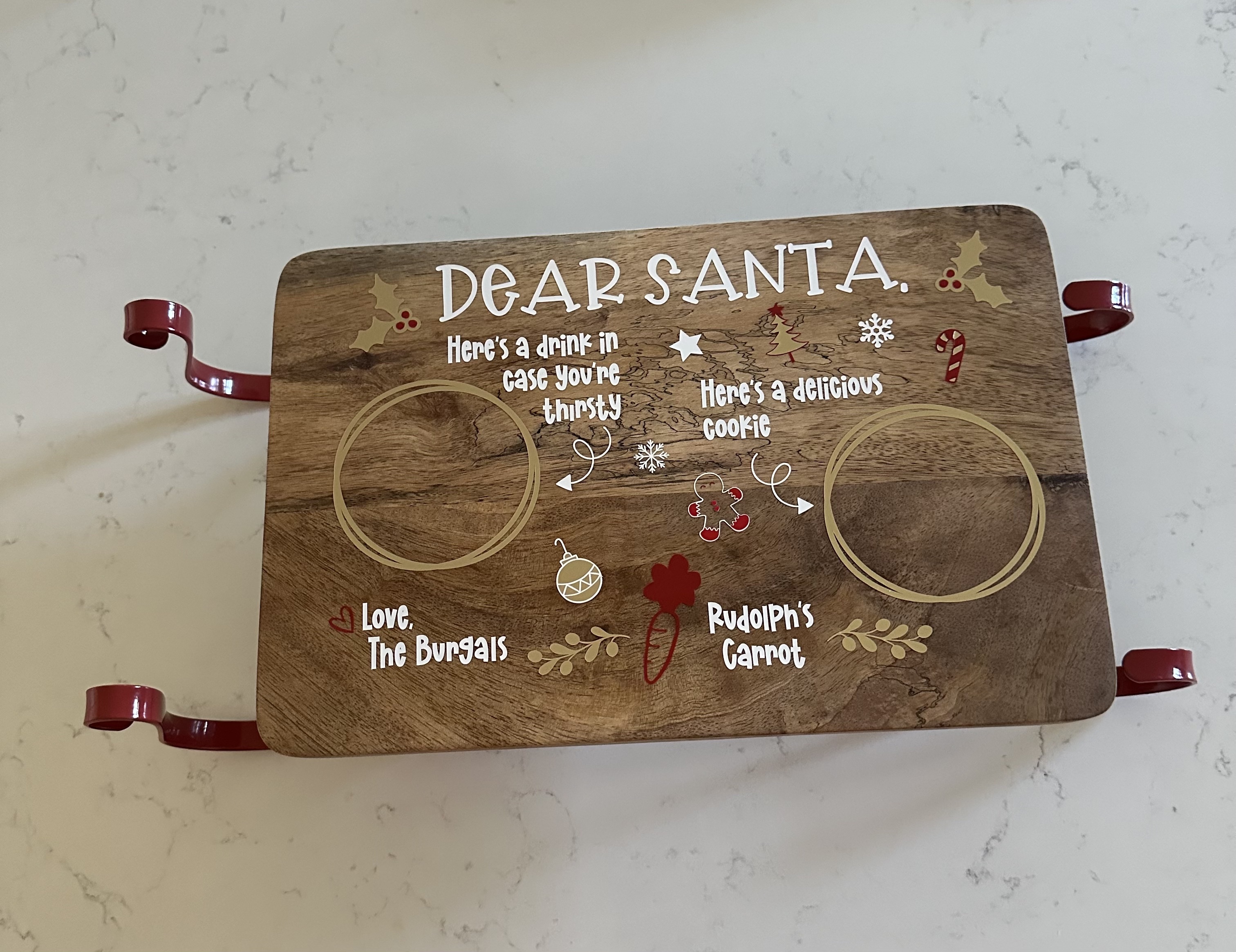 DIY – Santa Cookie Board