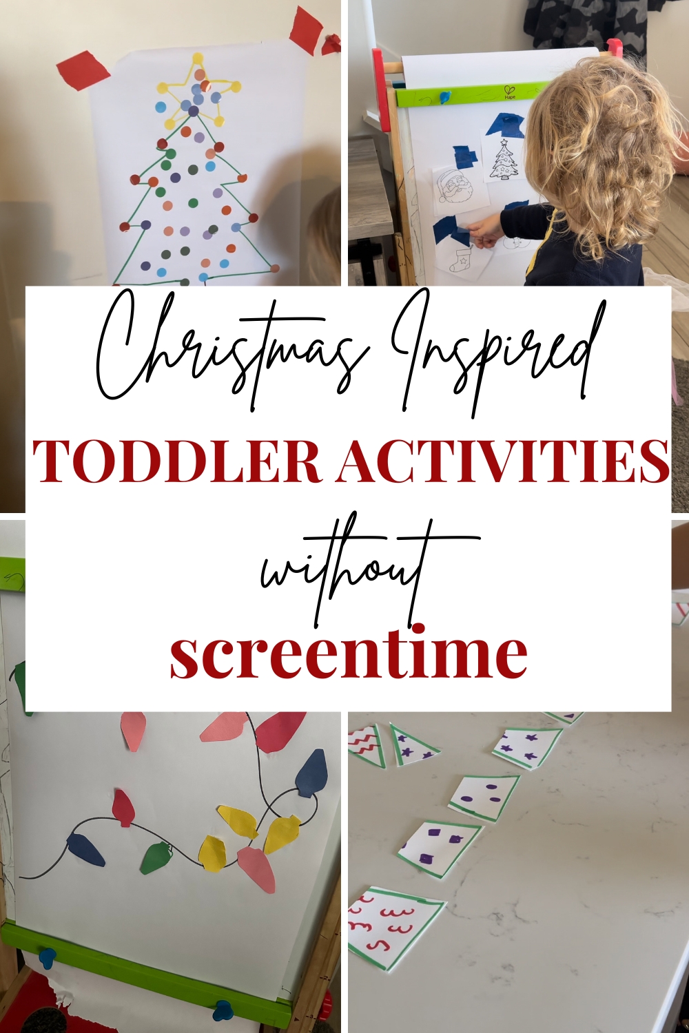 5 Low Effort Christmas Activities for Toddlers